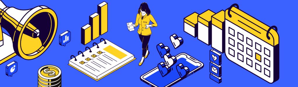 eCommerce content marketing illustration